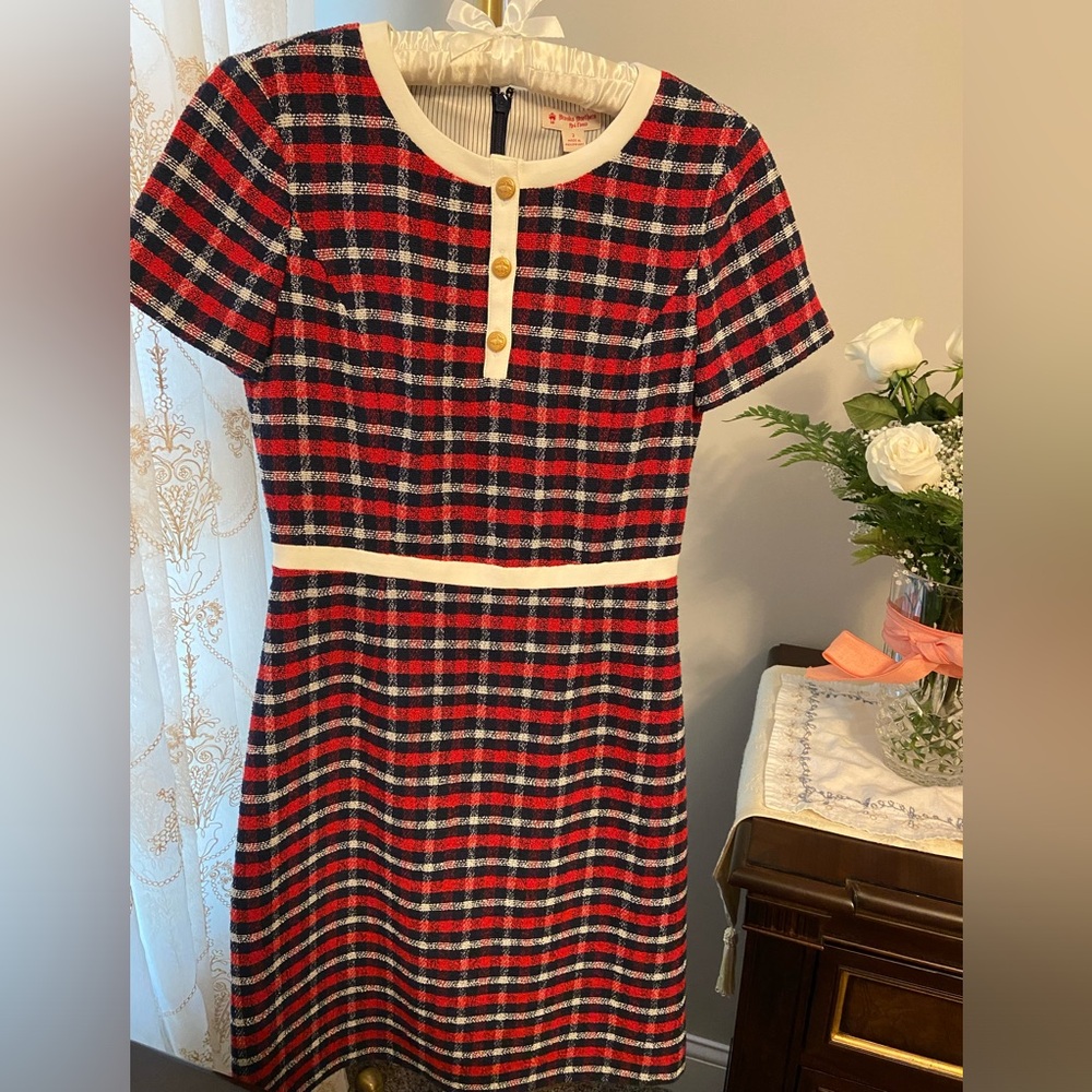 Brooks Brothers Red Fleece Boucle Dress size 2